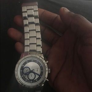 Silver men’s watch